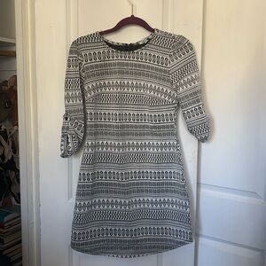 Speechless Black and White mini dress. Size 5
